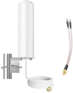 External 4G LTE 5G TS9 High Gain10dBi Omnidirectional Antenna Compatible with Netgear Nighthawk MR6110 MR6150 MR6500 M6 Pro M1 MR1100 Verizon Hotspots Router, Boosts RV Home Internet, Slinkdsco