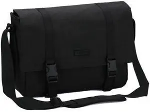 VASCHY Messenger Bag, Water Resistant Slim Crossbody Laptop Shoulder Bag for Men Women Fits 14in Laptop for Work, Office Black