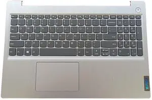 Replacement for Lenovo IdeaPad 3 15ADA05 3-15IML05 3-15ARE05 3-15IIL05 3-15IGL05 Laptop Upper Top Cover Case Palmrest Keyboard Touchpad Assembly Part 5CB1D03689 5CB0X57476 Silver