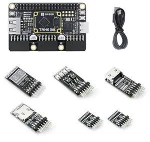 youyeetoo Sipeed Tang Primer 25K Dock FPGA Development Board MCU, RISCV, Modularisation, Gowin GW5A, PMOD SDRAM, 23K LUT4, MIPI 2.5Gbps (25K Pmod Paket)
