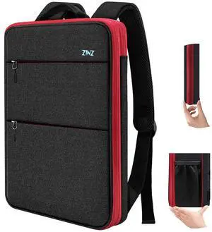 ZINZ Slim & Expandable Laptop Backpack 15 15.6 16 Inch Sleeve with USB Port, Spill-Resistant Notebooks Bag Case for Most 14-16 Inch MacBooks Surface-Books Dell HP Lenovo Asus Computers,B01RD01