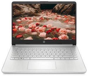 HP Notebook Laptop, 14" HD (1366 x 768) Display, AMD Ryzen 5 5500U (6 Cores), 8GB RAM, 256GB PCIe SSD, HDMI, SD Card Reader, Windows 11 Home, Natural Silver, Mouse Pad