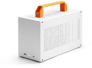 SGPC Itx Mini Case - New K49(Steel)/Upgraded Version of K55,Full-Size GPU Compatible,2 Handles,Vented Panel - 2 Steel & 1 Acrylic Side Panels / 7L Small Itx Case