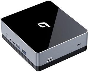 CyberGeek Nano A1 Tiny Computer Linux, Intel 12th Alder Lake N100 (up to 3.4GHz) Compact PC, 4GB DDR4 RAM 128GB PCIe SSD, Mini PC with HDMI Port/USB3.0/WiFi 6/BT5.2/RJ45/VESA for Home/Office