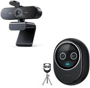 EMEET Piko+ 4K Webcam for Streaming and NOVA 4K Webcam for PC