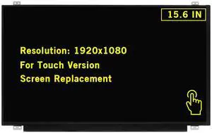 GBOLE 15.6" New Screen Replacement for Dell Inspiron 15 5570 P75F P75F001 FHD 1920x1080 40Pin Touch Screen LED LCD Display Panel