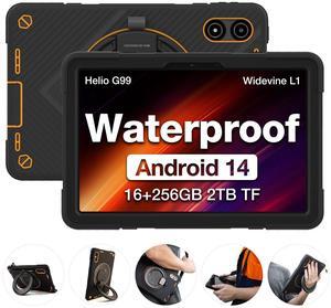 AGM PAD P2 Active Rugged Android 14 Tablet with Case, Waterproof & Drop-Proof, Widevine L1 & GMS Certified, 11" 90Hz FHD 480 NITS Display, MTK G99, 8000 mAh, 16(8+8) + 256GB[TF 2TB], GPS, Compass, OTG