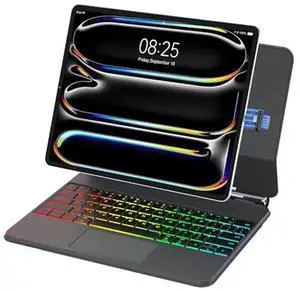 Magic Keyboard Case for iPad Pro 13-inch (M4) 2024, Auto-Connect, No Battery or Charging Required, Smooth and Accurate Typing with Backlit Keyboard, Support iPad Charging via Keyboard for iPad 13 Pro