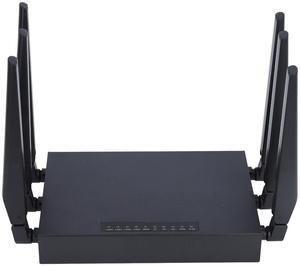 Dpofirs 5G CPE 6 Router for Middle East, Asia, Africa, WiFi6 1000Mbps Gigabit Ethernet Network, 8 Antennas, Plug and Play with SIM Card Slot, Supports up to 20 Users, Black