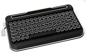 Penna Bluetooth Keyboard with Black Chrome Keycap(US Language) (Switch-Cherry Mx Brown, Matte Black)