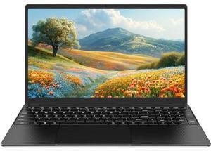 EYY Windows 11 Laptop, Intel Celeron N4000 Processor, 6GB LPDDR4 RAM 256GB SSD Notebook, 14" HD(1366x768) Display, MS Office, WiFi, BT 5, Business Study Laptop Computer with English Keypad, Silver