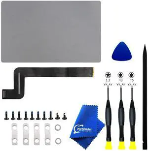 iPartsleader M2 A2338 Trackpad Replacement for MacBook Pro 13.3 inch Touchpad with Cable and Screws Tool Kit EMC 8162 2022 Year (Space Grey)