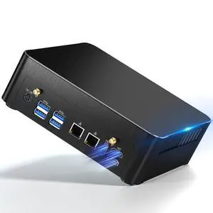 Kinupute Mini PC i9, Desktop Computer Core i9-9880H 2.3-4.8GHz, Windows 11 Pro, 64G DDR4, 1T NVME SSD, DP/HDMI/USB-C Port, 4K@60Hz, 2x2.5G RJ45 LAN, WiFi 6E/BT5.3, Support 4G Module, HTPC
