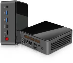 LIMYEE Mini PC Window 11, 16GB DDR5 512GB M.2 SSD Portable Computer, Multi-Port, Support Four Displays Synchronous Asynchronous Display. Pre-Installed Windows 11 Pro Suitable for Office/Home