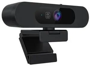 MOERTEK 4K Webcam for PC, Ultra 4K HD, AI Auto Framing, Webcam for Streaming, Auto Focus, Dual Noise Reducing Mics, 5X Digital Zoom, 92degFOV, Plug and Play, Ideal for High-End Meeting, Streaming