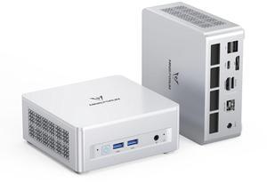 MINISFORUM UM880 Plus Mini PC AMD Ryzen 7 8845HS(8C/16T, up to 5.1GHz), 32GB DDR5 1TB PCIe4.0 SSD, HDMI+DP+USB4 Triple Outputs, OCuLink Port, 2.5G LAN, 5x USB Port, Radeon 780M Graphics Micro Computer