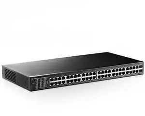 MokerLink 48 Port PoE Gigabit Switch, 2 Gigabit SFP, IEEE802.3af/at/bt 400W, Metal Rackmount Unmanaged Plug and Play Ethernet Switch