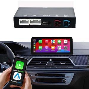 NAVIVOX Carplay Android Auto Adapter for BMW NBT System Wireless Carplay Retrofit Decoder with 1 2 3 4 5 6 7 X1 X3 X4 X5 X6 Series Support Airplay Mirror Link, GPS/Navigation, Reverse Camera
