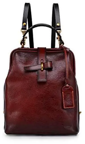 Old Trend Leather Backpack for Men and Women - Business Rucksack Laptop Bag
