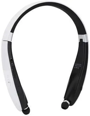 PenRux SX-991 Earphone, Foldable Bluetooth Headphones, Neck Hanging Sport Headphones, 300 Hours Standby, Noise Cancelling Telescopic Headset for Workouts and Running (Black