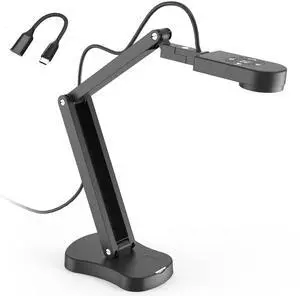 PAKOTOO 8MP Document Camera, Doc Camera, USB Webcam for Teachers and Classroom, for A3 A4 Size, Built-in Mic, LED Light, Image Inverst, for Windows, Mac, Chromebook, Distance Teaching PAKOTOO 8MP Document Camera, Doc Camera, USB Webcam for Teachers and Classroom, for A3 A4 Size, Built-in Mic, LED Light, Image Inverst, for Windows, Mac, Chromebook, Distance Teaching