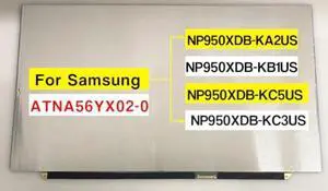 POBRIDA 15.6" OLED Replacement ATNA56YX02-0 ATNA56YX02 for Samsung Galaxy Book Pro NP950XDB-KA2US NP950XDB-KB1US NP950XDB-KC5US NP950XDB-KC3US LCD Screen Display Panel