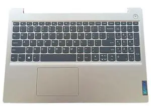 Replacement for Lenovo ideapad 3-15IIL05 81WE 3-15ITL05 81X8 Laptop Upper Top Cover Case Palmrest Not-Backlight Keyboard Touchpad Assembly Part SBB0X77935 5CB0X57656 5CB1D03627 Gold