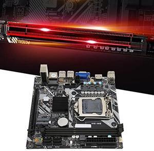 Mini ITX Motherboard, H6 ME Channel DDR3 Motherboard with LGA 1155 CPU Slot, VGA, M.2, NVME M.2, DEBUG Pin USB2.0 Gaming Motherboard, PCIe 16X