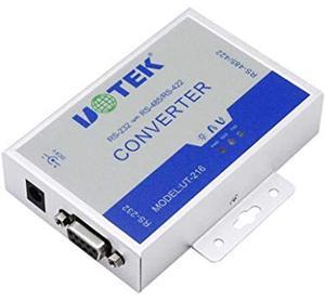 UTEK UT-216 RS232 to RS485/422 Active Vonverter(External-Powered, RS-232 to RS-485/422, Wall-Mounted, 600w Surging protetion)