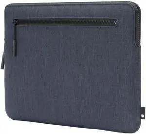 Incase Compact Laptop Sleeve with Woolenex - 14" MacBook/Laptop and iPad/Tablet Sleeve, Computer Case and Cover, Lightweight, Weather Resistant, with Slip Pocket for Accessories - Heather Navy