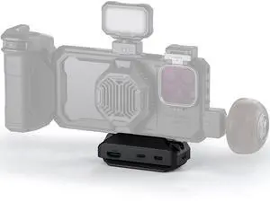 Tilta Khronos Quick Release USB-C Hub - Black | Enhanced Connectivity | Audio Monitoring | Secure Mounting | Video Output TK-QRUH-B