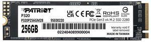 Patriot Memory P320 256GB Internal SSD - NVMe PCIe Gen 3x4 - M.2 2280 - Solid State Drive - P320P256GM28