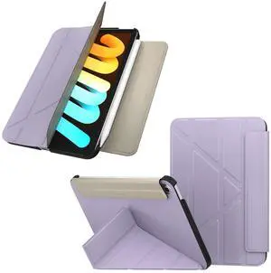 Origami for 2021 iPad mini 6 8.3" & 2024 iPad mini 7 (A17 pro) 8.3" - Lilac