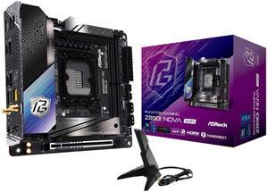 ASRock Intel Core Ultra Z890 LGA1851 RL-ILM Mini ITX Motherboard Phantom Gaming Z890i Nova WiFi 7 DDR5 9466 MHz 128 GB