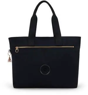 Kipling Colissa Zip 15" Laptop Tote Bag Blck Rose Spice