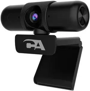 Cyber Acoustics CA Essential Super HD Webcam (WC-3000) USB Webcam, 5MP Super HD Video up to 2592x1944 at 30fps, Autofocus & Light Correction, Dual Omnidirectional Mics