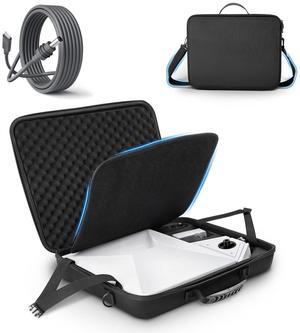Starlink Mini Case -- with Cable Kit, Shockproof Mini Starlink Case Travel with 2 Carry Options, Carrying Starlink Mini Bag and Cable 16.4 FT