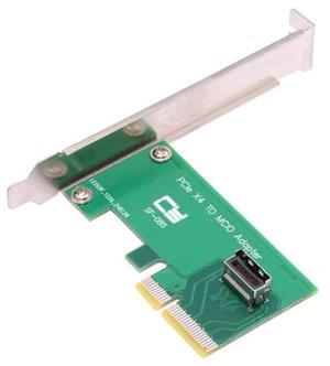 CY Card PCI-Express 5.0 4.0 4X to MCIO Mini Cool Edge IO Female Host Adapter for PCIe Nvme U.2 SSD