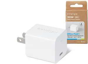 Innergie 30W PD3.0 QC4+ PPS SFC2.0 USB C Wall Charger Power Adapter Compatible with iPhone 16, Samsung S24, MacBook Air & More (Delta Electronics)