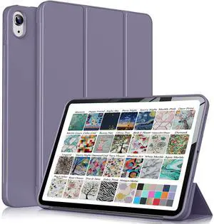 DuraSafe Cases for iPad Air 4th 5th 6th Gen 2020 2022 2024 Air 11 A2588 A2589 A2591 A2316 MM9E3LL/A MM9D3LL/A MME23LL/A MM9C3LL/A MM9F3LL/A MYFQ2LL/A MYFM2LL/A MYFR2LL/A MYFP2LL/A MM9N3LL/A - Purple