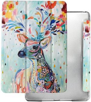 DuraSafe Cases iPad PRO 11 2 Gen 2020 [ PRO 11 Inch 2nd ] MY232LL/A MY252LL/A MY332LL/A MY342LL/A Shock Proof Magnetic Dual Angle Stand with Honeycomb Pattern Printed Cover - Deer Print