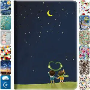 DuraSafe Cases for iPad 10.9 inch 2022 10th Gen Printed Folio Cover A2696 MPQ13LL/A MPQ33LL/A MPQ03LL/A MPQ23LL/A A2757 MPQ93LL/A MPQC3LL/A A2777 MPQ83LL/A MPQA3LL/A MQ6K3LL/A MQ6L3LL/A - Night Sky