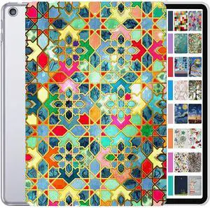 DuraSafe Cases for iPad 9th 8th 7th Gen Hard Back Printed Case A2602 MK2K3LL/A MK2L3LL/A A2604 MK2N3LL/A MK2P3LL/A A2603 A2605 MK663LL/A MK6A3LL/A A2270 MYLC2LL/A A2428 A2429 A2430 A2197 - Damask