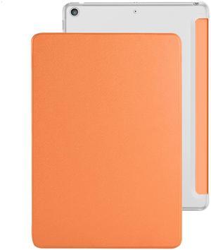 DuraSafe Cases for iPad PRO 12.9 Inch 2nd [ Pro 12.9 2 Gen 2017 ] A1670 A1671 MQEF2LL/A MQED2LL/A MQEE2LL/A MQDC2LL/A MQDD2LL/A MQDA2LL/A PC Lightweight Smart PU Leather Hard Back Cover - Orange