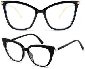 FEISEDY Cat Eye Blue Light Blocking GlassesB2589+B0182
