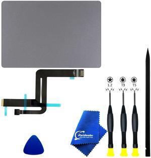 iPartsleader A2337 Trackpad Replacement for MacBook Air (Retina,13-inch,M1,2020) Force Touch Touchpad with Cable EMC3598 661-16825 821-02663-A 923-04008 (Space Grey)