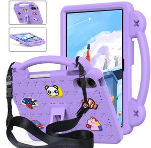 Kwamaz Kids Case for Onn 12.1 Tablet Pro Case (2024) Model 100146663, EVA Kids Shockproof Cover with Strap Handle Stand for Surf Onn 12.1 inch Tablet Pro (Purple)