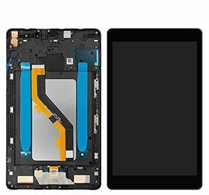 for Samsung Galaxy Tab A 8.0 2019 SM-T290 T290 T297 LCD Display Touch Screen with Frame Replacement Ygpmoiki, black with frame