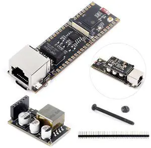 Waveshare ESP32-S3 ETH Development Board, 10/100Mbps RJ45 Ethernet Port, Wi-Fi & BT Support, 240MHz Dual Core Processor, Onboard Type-C Port and TF Card Slot, PoE Module