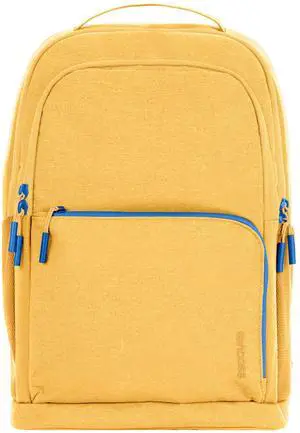 Incase Facet 25L Durable Travel Backpack + Laptop Bag with Computer Sleeve with Quick Release Strap - Carry On Backpack (Sunflower, 25L)